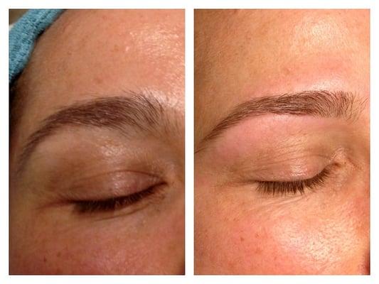 "Anastasia" method brow sculpting by Kylene