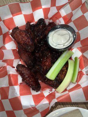 Blueberry bbq wings