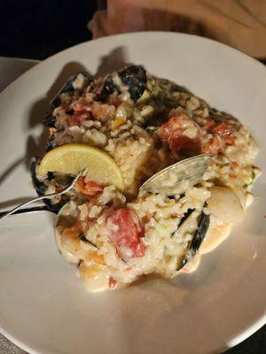 Seafood risotto