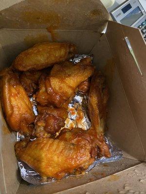 Bbq wings " extra crispy"