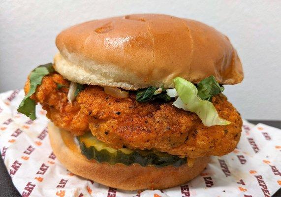 Big Chicken 3-28-22: Uncle Jerome - Nashville Hot Chicken, Lettuce, Mayo, Pickles