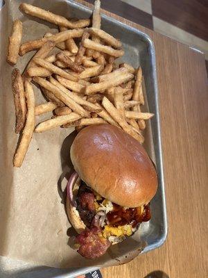 Hickory Brisket And Bacon Burger*