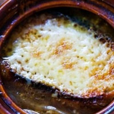 French onion soup.