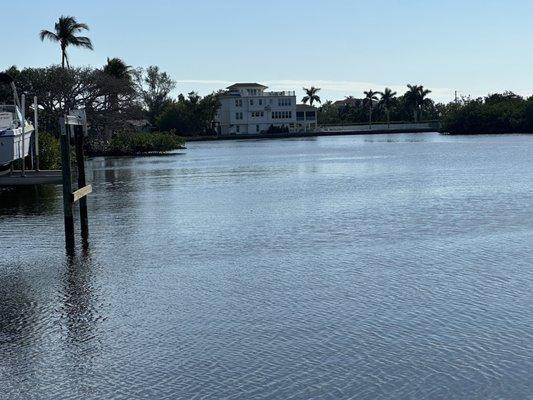 View of bay from the back deck