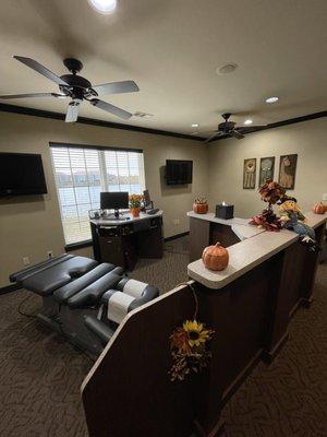 Chiropractic treatment area