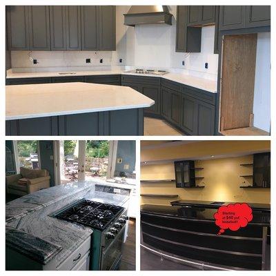 Granite countertops starting at $30/sq.f. installed