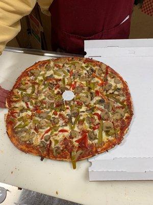 Firehouse Supreme with pepperoni added