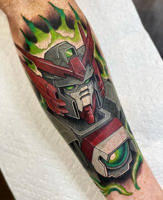 Anime tattoo done by James