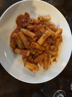 Pasta with bolognese