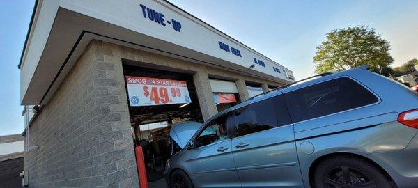 smog check 30 minute wait $48 with $10 coupon