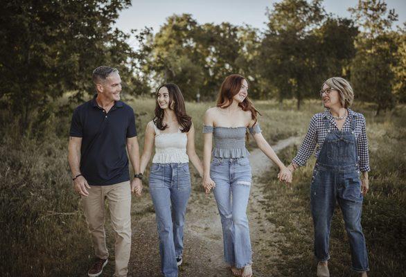 Drs Dina and Jeff Keon and their family.