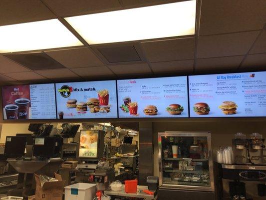 Digital menu board