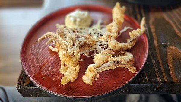 Crispy Geso with Garlic Aioli