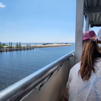 Leaving the dock