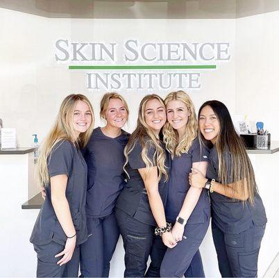 Skin Science Students