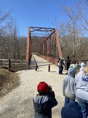 Historic truss bridge