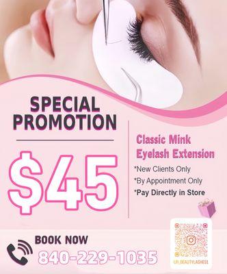 Classic Lash $45