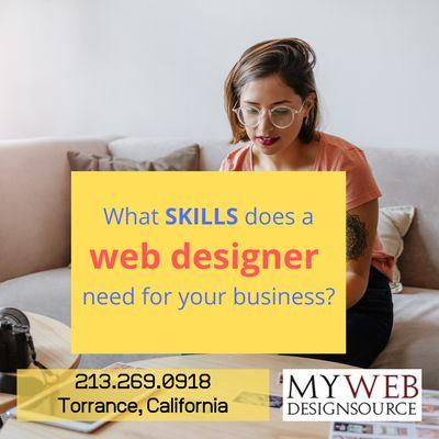 What skills does a web designer need for your business? Call us to get more customers online!