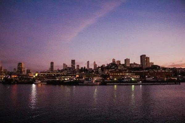 The city from the Pier. Be sure to take that walk down the Pier. Walk and walk until you can look back. Then you will catch glory.