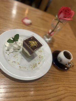 Dubai chocolate and coffee