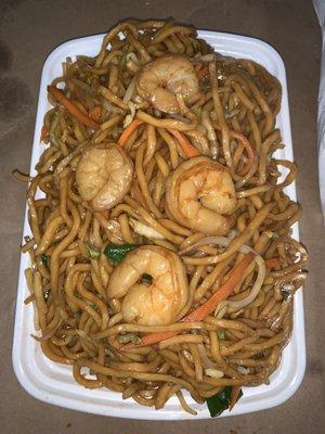 Shrimp lo mein