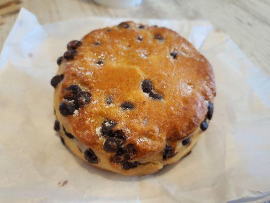 Yummy chocolate chip scone