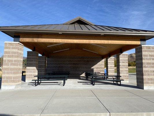 Pavilion on the east side of the park