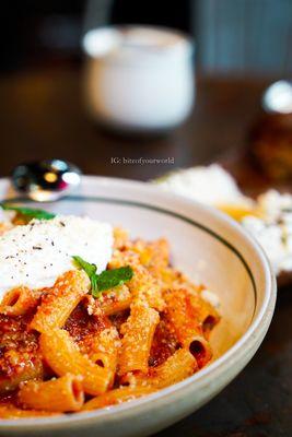 The Rigatoni was a solid choice. If you end up with leftover ricotta like we did, feel free to add more ricotta to the dish. No judging.