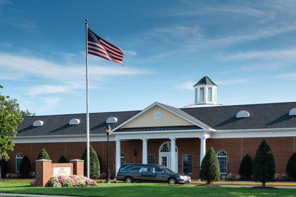 Front of Jefferson Funeral Chapel