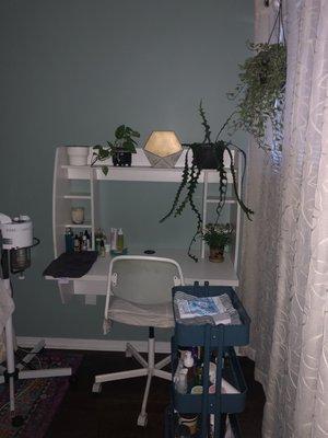 Workstation in the treatment room