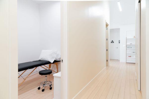 Private treatment room