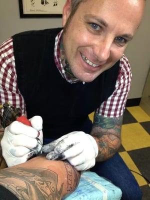 Mr.Cooper tattooing