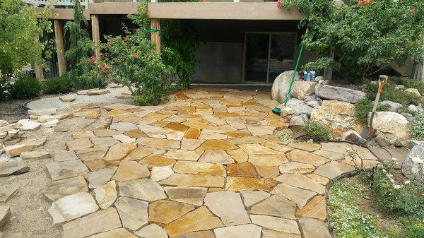 Landscaping Stone for homes. By V&L Lawn Care Services.