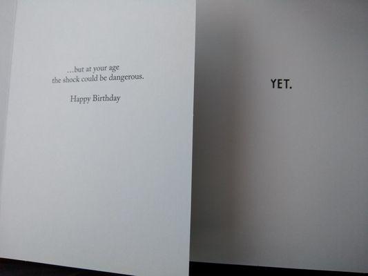 Grabbing some birthday cards for my bro.