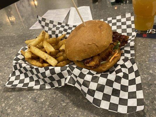 Nashville hot chicken and farm fries