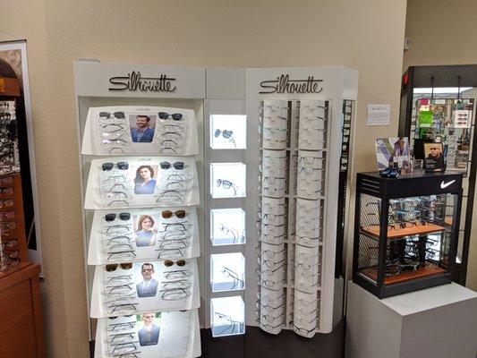 Not only do we offer a great selection of Silhouette frames, but we can also handle specialty repairs and parts ordering for this brand.