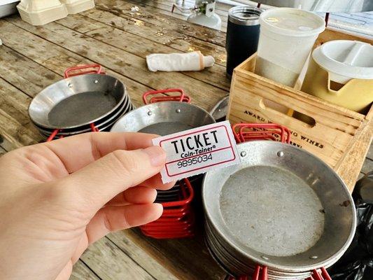 Paella ticket