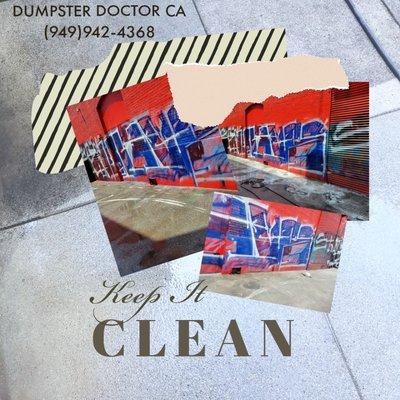 Alley Way Clean and Clear...No more bad smells or debri in Los Angeles CA.   Dumpster Doctor CA