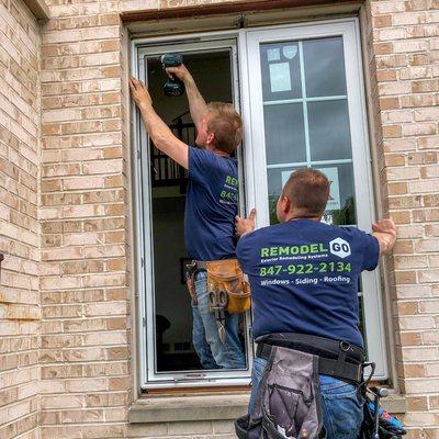 Installing casement windows