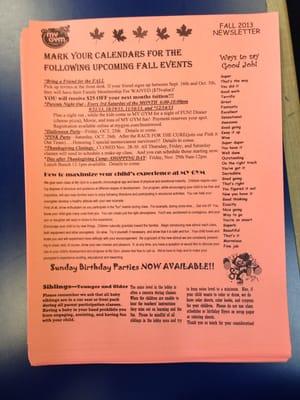 Fall newsletter