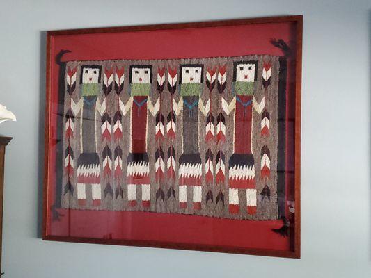 Saddle blanket, circa 1910.