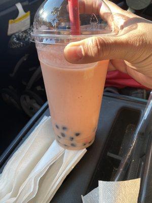 Smoothie with boba