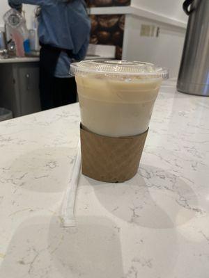 Iced Crème Brûlée latte