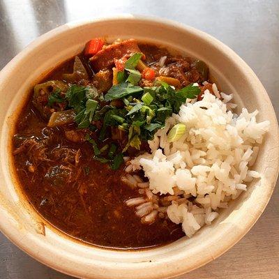 Jo Roux Chicken Andouille Gumbo