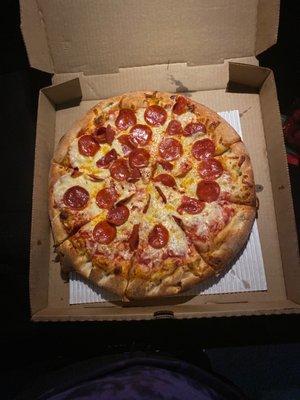 Pepperoni pizza