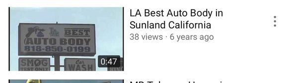 La best auto body sunland California