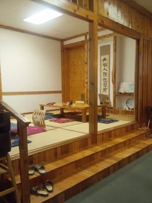 Tatami room for private parties and reservations