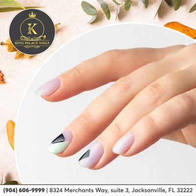 Come to King Palace Nails, you'll get a fresh and unique look for your nails in the form of nail colors