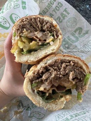 Steak & Cheese w/ Baja chipotle sauce