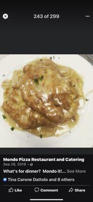 Chicken francese is best in town.